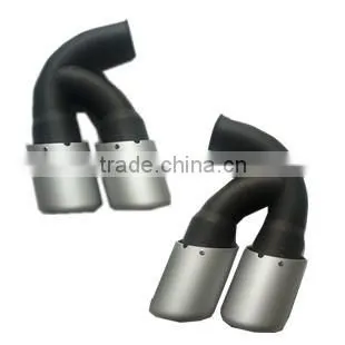 Pors Turbo V8 Style 11~ Muffler Tips Stainless Steel photo-2