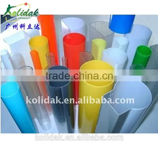 Plastic Extrusion Rigid Colourful ABS, PVC Pipe, PVC Tube