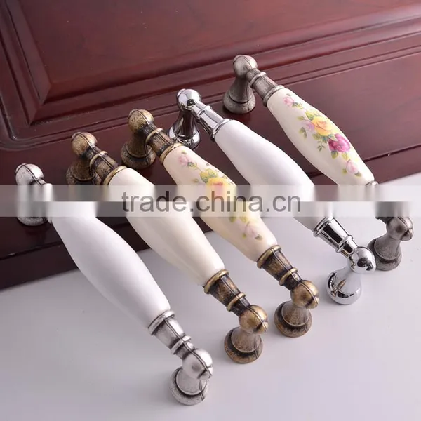 96mm 128mm American Style Ceramic Kitchen Cabient Drawer Handle photo-6