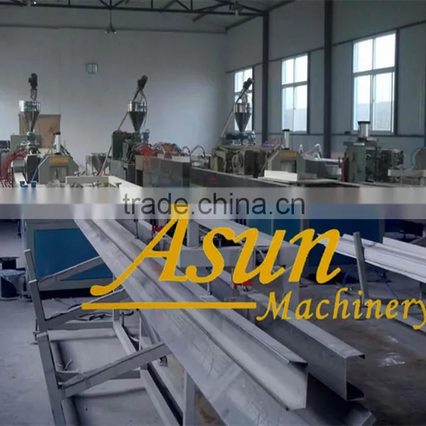 Rigid PVC Profile Extrusion Line/PVC Profile Making Machine photo-3