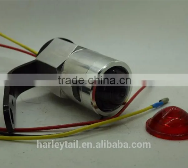 Motorcycle Side Mount Tail Brake Light Smoke Lens Bobber Chopper CB900F Nighthawk photo-3