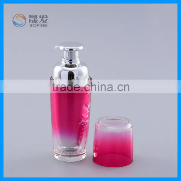 Empty Acrylic Cosmetic Sunscreen Lotion Pump Bottle photo-2