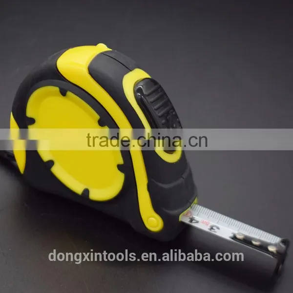 3m 5m 7.5m Professional Auto Lock Rubbered Steel Tape Measure photo-3