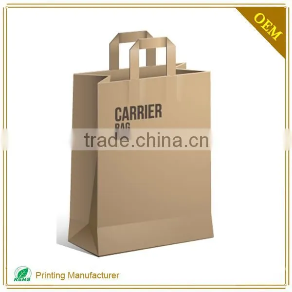 Custom Wholesale Cheap Raw Materials Of Kraft Paper Bag photo-4