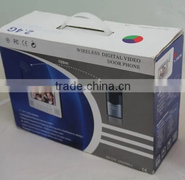 Auto Record 7"TFT Wired Security Smart Video Door Phones With Memory photo-2