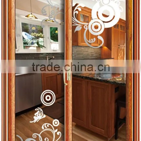 New Aluminum Frame Door for Kitchen Glass Insert Aluminum Door photo-4