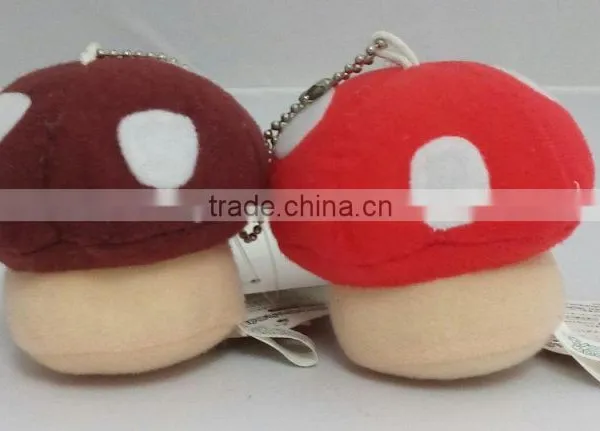 Small Plush Mushroom Key Chain photo-2