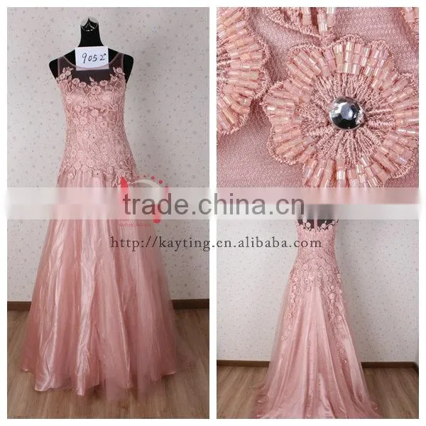 Distinguished Tulle Sleeveless Evening Gowns With Shoulders Puffy Ball Gown Baby Pink Prom Dresses photo-4