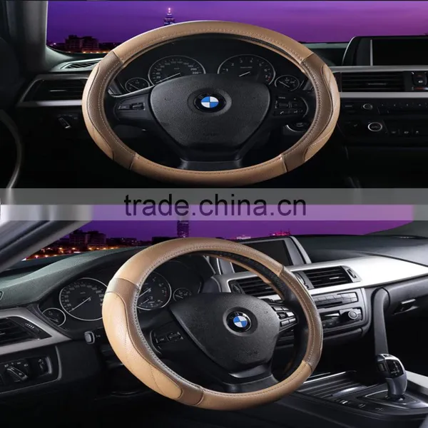 Car Steering Wheel Covers Article Nine Stocks Oblique Movement Version to the Steering Wheel Cover Danny Skin Abrasion Odorless photo-5
