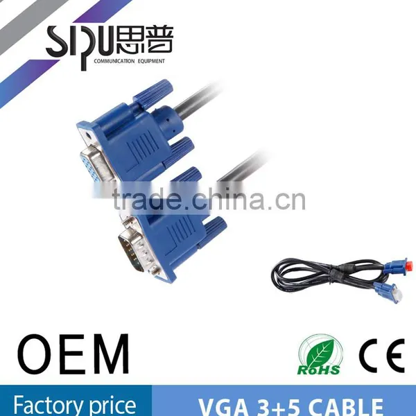 SIPU High Speed Male to Male Vga 3 5 Cable Best Quality Vga to Vga Cable Wholesale Cable Vga Price photo-4