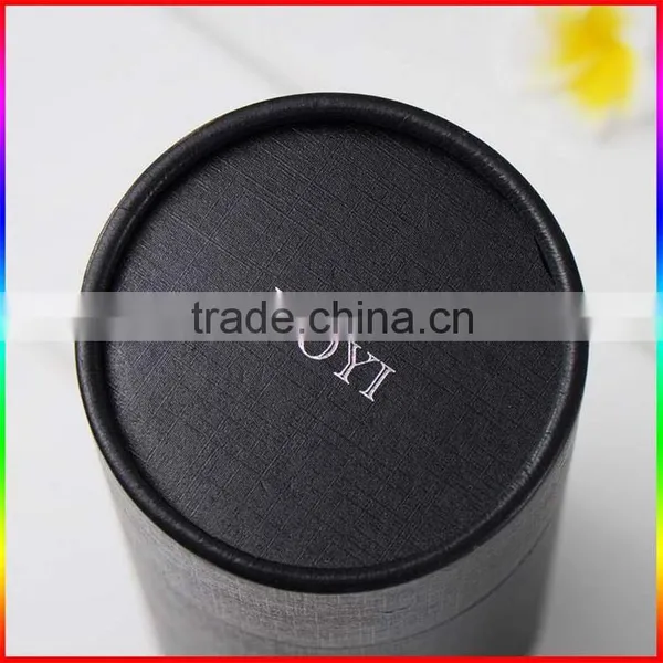 Black Paper Tube for Cardboard Box for Cardboard Tube Round Nail Polish Box photo-3