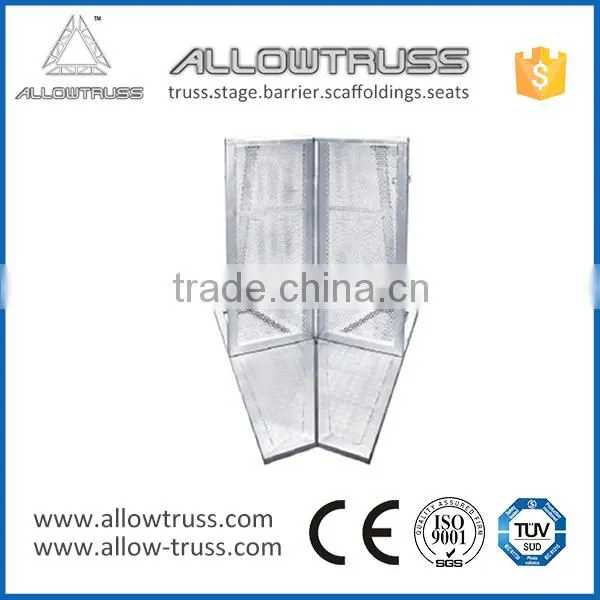 High Quality Aluminum Foldable Streight Parking Crowd Control Barrier photo-2