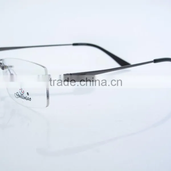2016 New Stylish Metal Optical Eyeglass Frames Full Rimless G658 photo-2