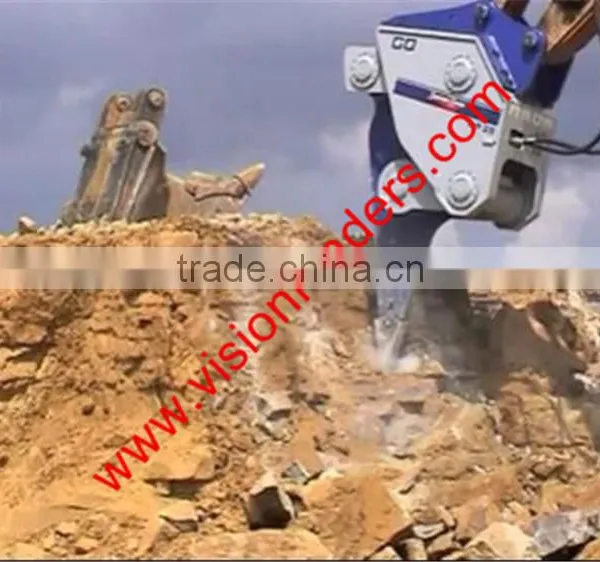 Zx35u Excavator Mounted Hydraulic Sheet Pile Driver Vibro Hammer for Concrete Piles photo-2