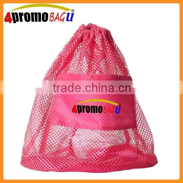 Promotional Cheap Drawstring Mesh Backpack Bags for 2015 photo-5