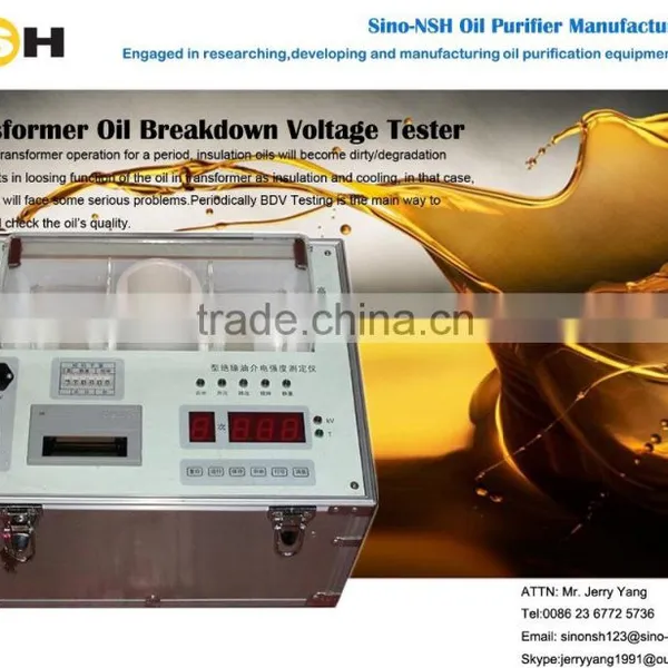 Factory Price Insulation Oil Dielectric Strength Tester
