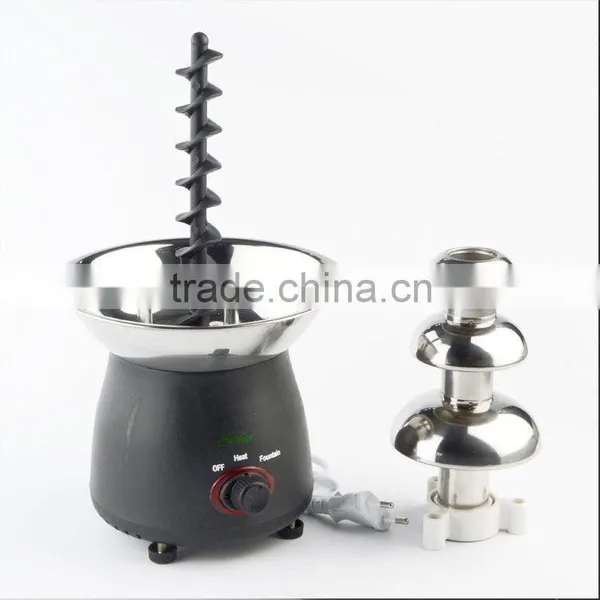 3 Tiers 6lb Stainless Steel Chocolate Fountain Fondue Commercial Catering 12" photo-3