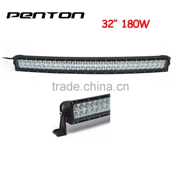 Penton 32 Inch 180W Curved Led Light Bar Double Row for Trucks Offroad Jeep Wrangler Atv Utv Boat