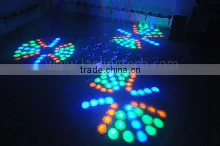 3 Claw Moonflower 18W RGBYW LED Light and 500mW RB Animation Twinkling Laser Light photo-4