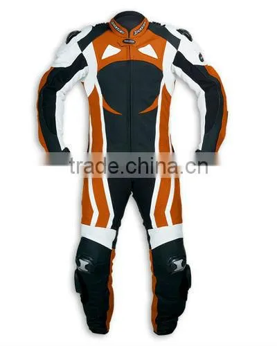 Men Motorbike Leather Suit Custome Made Motorbike Suit photo-3