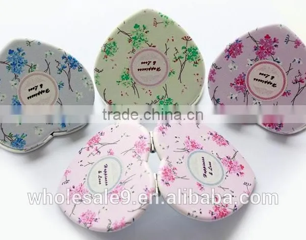 Pu Leather Folding Cosmetic Mirror photo-4