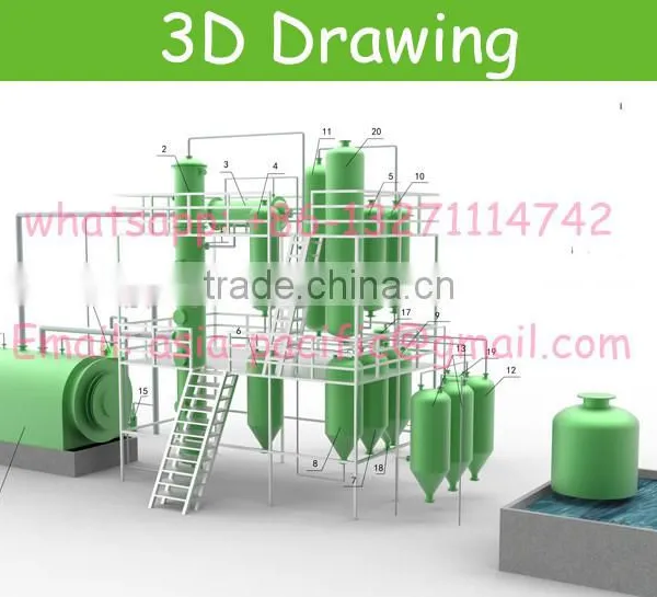 Waste Engine Oil to Base Oil Plant, Fuel Oil to Diesel Oil Plant, Distillation Plant photo-4