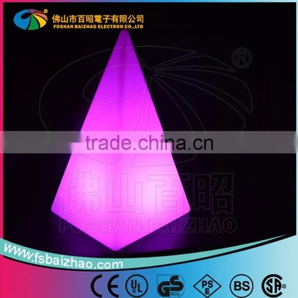 Color Changing Remote LED Pyramid Light Led Table Light/table Lamp Mood Light photo-4