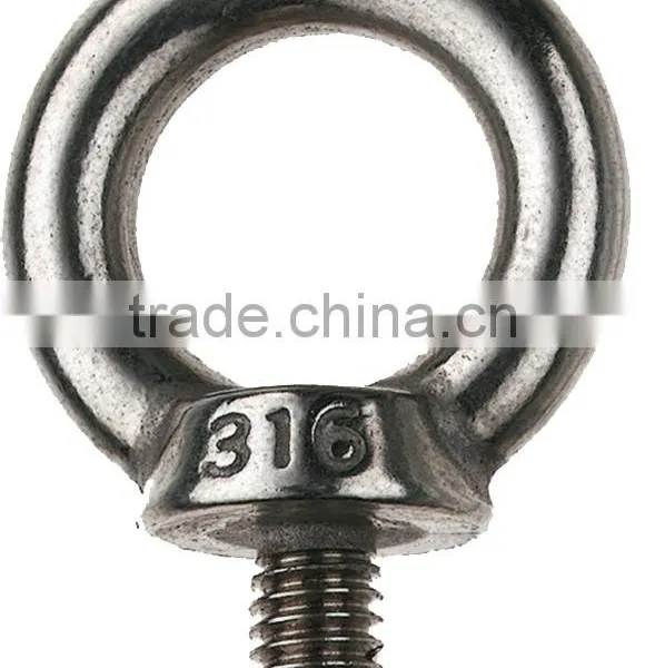 Factory Manufacturer SS304 AISI316 Din580 Din582 Lifting Eye Bolt and Nut photo-4