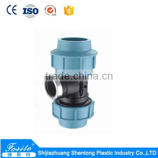 Professional Standard Factory Price PP Compression Fittings of Reducing Tee photo-4