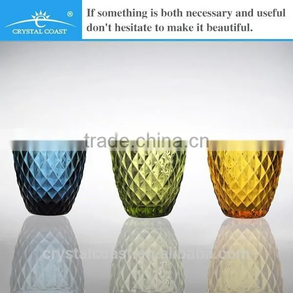 Wholesale Crystal Czech Republic Diamond Shape Wine Glass; Wedding Champagne Cup; Imitation Party Glassware photo-5