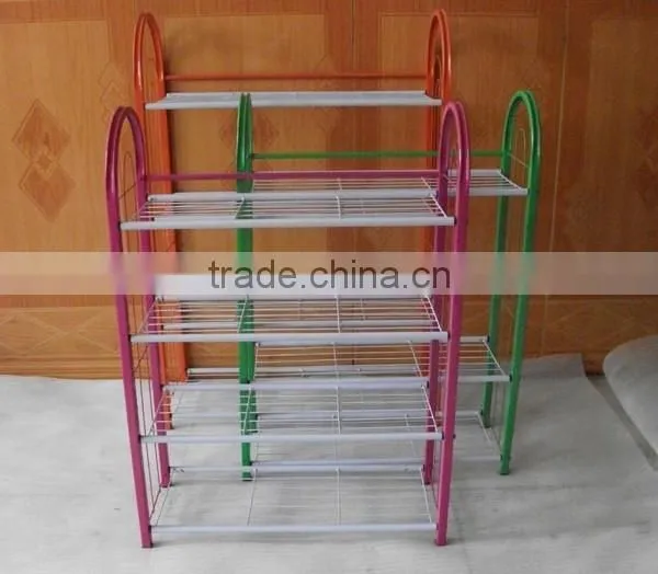 Metal Wire Shoes Stoarge Rack and Shoes Rack With Multi Color photo-2