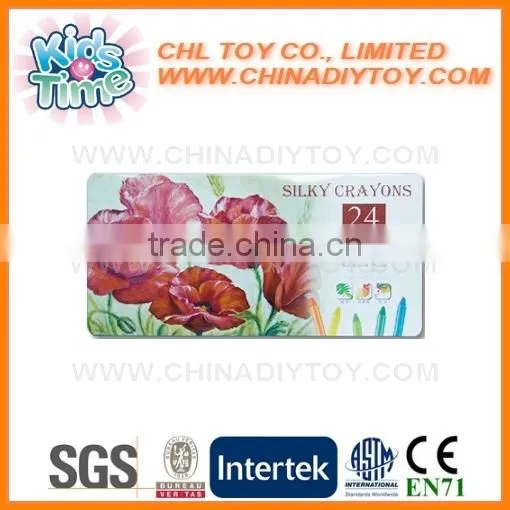 Eco Friendly Kids Safe Fancy Crayon, Wholesale Bright Color Super Slick Stick, Non Toxic Easily Clean Water Soluble Crayon