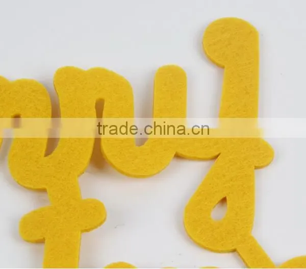 40cm Non-woven Fabrics Yellow English Letters Cards Merry Christmas Letters The Christmas Tree Decorations photo-6