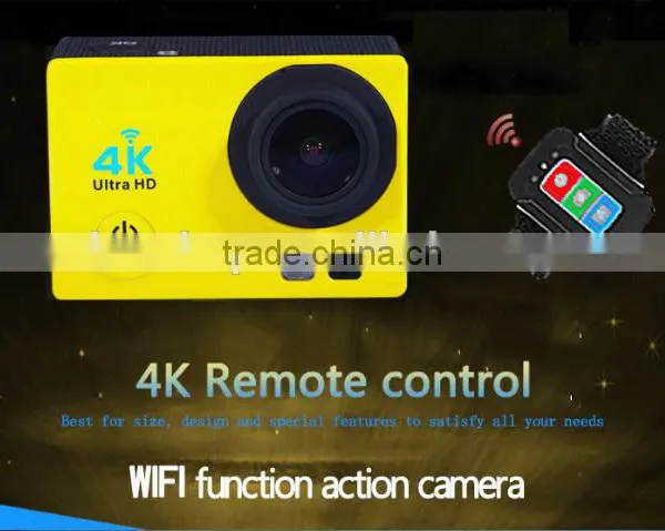 2017 New High Quality 4K Mini Remote Control Action Camera, Super Mini Outdoor Sports Camera For Wholesale photo-3