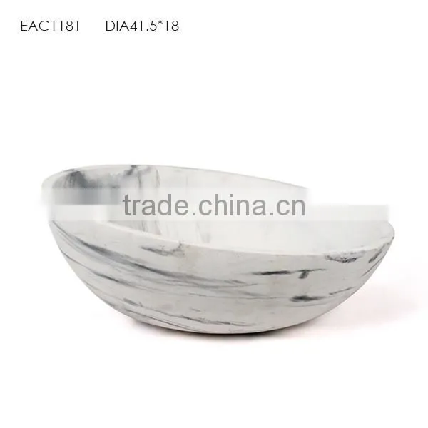 Oval Shape Marble Finish Western Cement or Concrete Bathroom Sink photo-2