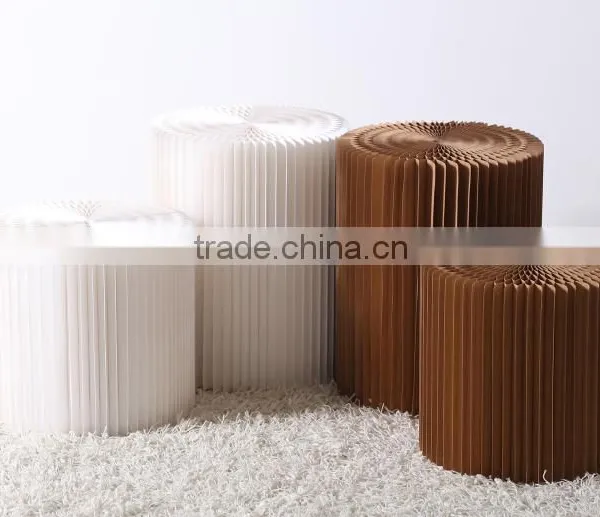 Hot Selling & Fashion Home Decorating Modern Paper Living Room Folding Flexible Chair Furniture Systems Sliding Furniture photo-5