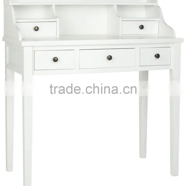Dressing Table With Five Drawers Writing Table Study Room Furniture K/D Desk T15-523D 80*40*70cm photo-2