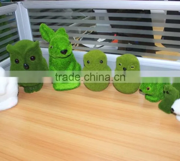 Green Decoration Wire Animals, Moss Topiary Garden Decoration, Artificial Moss Topiary Animals photo-4