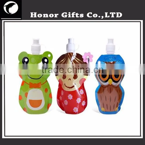 Promotional BPA Free Logo Custom Foldable Water Bottle photo-3