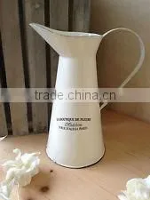 Home Decorative Galvanized Vintage Metal Pitcher Flower Jug photo-2
