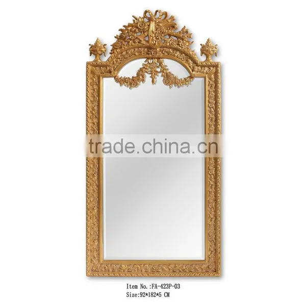 Vertical Dressing Room Baroque Style Frame Mirrors photo-5