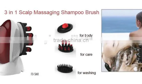 Waterproof Electric Automatic Hair Growth Head Massager Lady Hair Wash photo-6