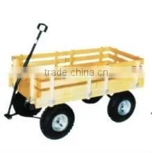 TC1823 Wooden Garden Trolley,childrens Wooden Cart,kids Wagon Cart photo-2