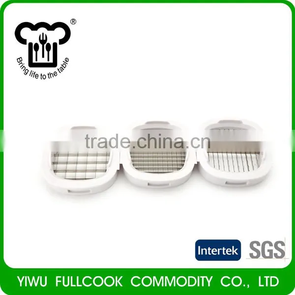 New Vegetable Cutter Chopper, Dicer Slicer Container With 3 Different Cutting Blades photo-2