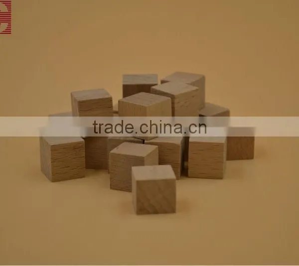 Natural Wooden Craft Cubes Wood Block Cube 10mm to 50mm Diameter photo-2