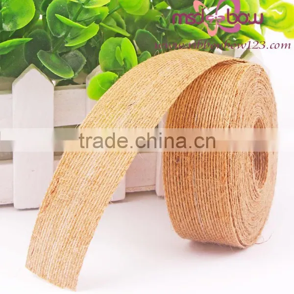 Decorative Natural Burlap Ribbon for Festival Celebrate photo-2