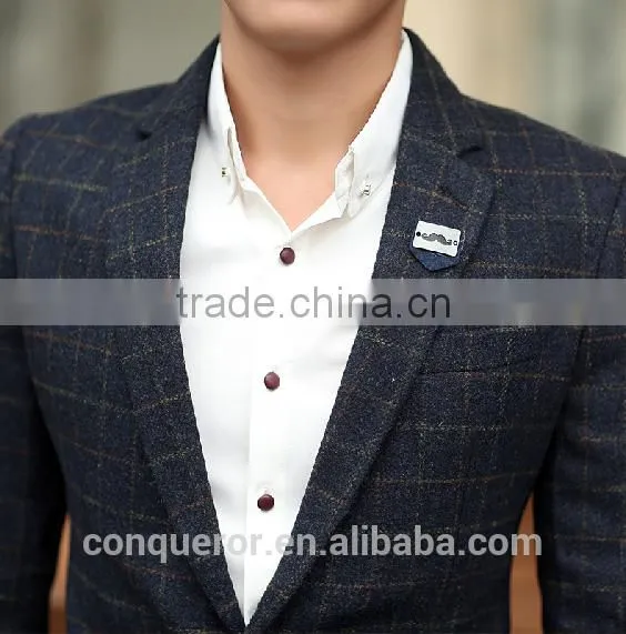 Grid Window Pane Man Suit.BSPL0643 photo-3