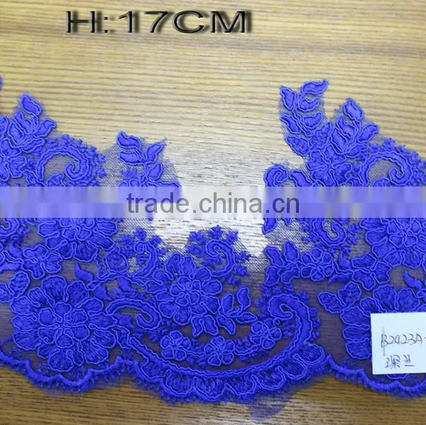 Dongguan Beinuo Ivory Eyelash Lace Trim With Bottom Price photo-4