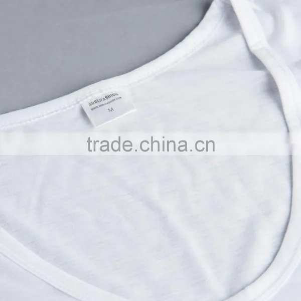 Deep Scoop Neck Women T Shirts.sublimation Blanks. Print Your Own Design. Real Factory. 3-5 Day Production Time photo-3