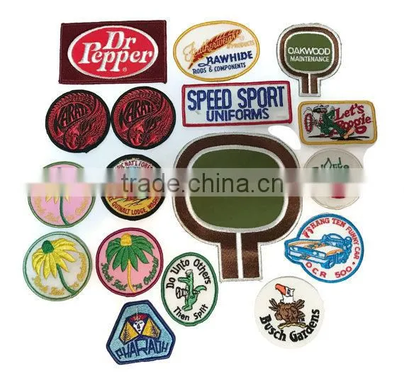 2017Customized 3D Logo Embroidery Patch, Embroidered Patch for Garment photo-2